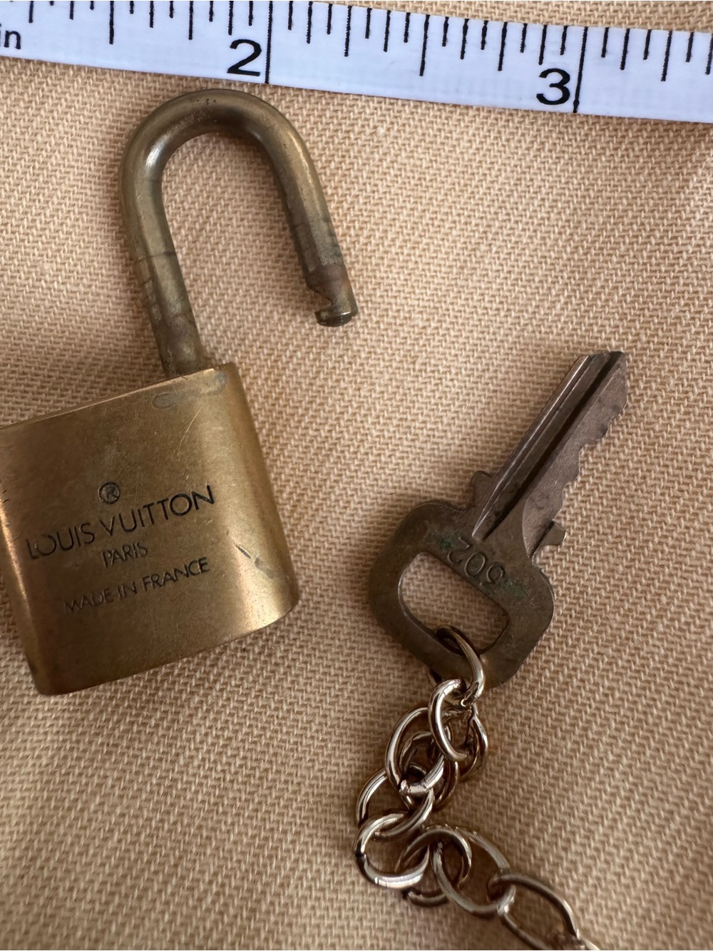 Louis Vuitton Gold-Tone Padlock Pendant Necklace - Picture 4 of 9